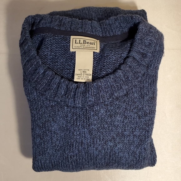 L.L. Bean Other - L.L. Bean Signature Cotton Crewneck Knit Sweater